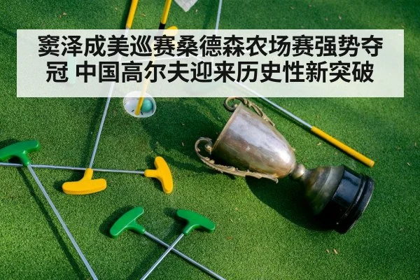 窦泽成美巡赛桑德森农场赛强势夺冠 中国高尔夫迎来历史性新突破